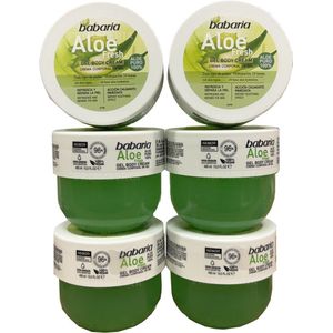 Voordeelset met 6 x Babaria Aloe Fresh Body Gel 400ml - Aloe 100% Puro