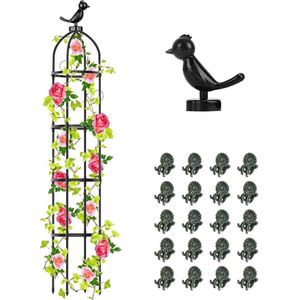 Tuin Klimhulp 145 cm | Afneembare Ondersteuning voor Klimplanten, Rozen, Tomaten, en Bloemen | Stabiele en Weerbestendige Plantenstandaard