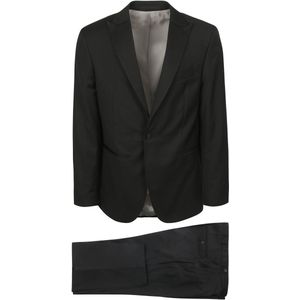 Suitable - New York - Smoking - Zwart - 100% Wol - Slim-Fit