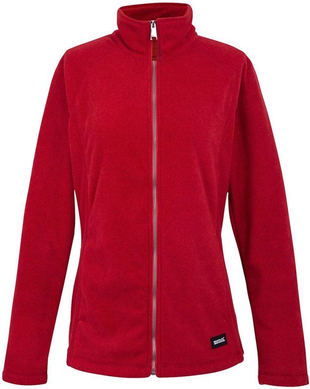 Regatta Mayse Fleece Met Volledige Rits Rood 48 Vrouw