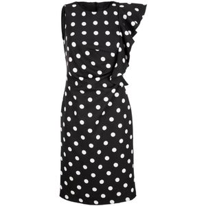 Alba Moda Kleid Kleid mit einseitigem Volant