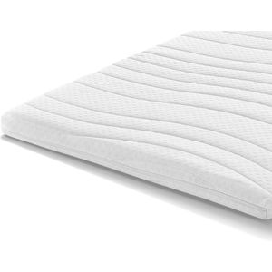 Cool & Fresh Hotel XL Topper - Topdekmatras 200x200x10cm - HYBRID Koudschuim - DELUXE - Orthopedisch - Medical - Anti Bacterieel - Medium/stevig -