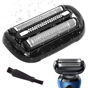Kraftverdia® - Elektrisch Scheerapparaat Vervangende Scheerkop-Accessoires voor elektrische scheerapparaten-Scheerapparaat voor Braun Series 5/6 53B Vervangende kop-scheerkoppen mannen-met scheerborstel