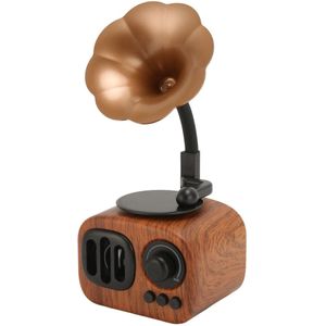 Retro Bluetooth Speaker, Mini Retro Gramophone Retro Phonograph Record Player Retro Music Player Vintage BT Speaker Home Bedroom Decor for Home Party Office