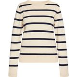 usha - Gebreide Trui - Strepen - Lichtgewicht - Viskosegemisch