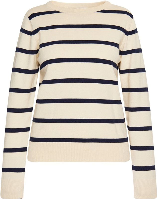 usha - Gebreide Trui - Strepen - Lichtgewicht - Viskosegemisch
