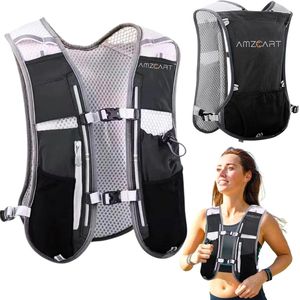 Lichte Hydratatie Hardloopvest voor Dames en Heren met Telefoonzak en Verstelbare Pasvorm