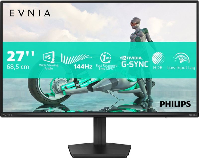 Monitor - HDR10 - 144 Hz - 1 ms Respons - Zwart