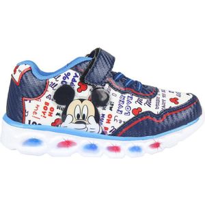 Sneakers Mickey Mouse - Led - Sportschoenen - blauw - maat 25