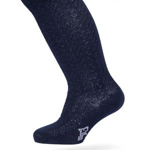 Bonnie Doon Baby Kabel Maillot Donker Blauw maat 56/62 - Meisjes - Kabel Patroon - Organic - Zacht Organisch Katoen - GOTS gecertificeerd - Gladde naden - Comfortabele Boord - Geen vervelende naden - Donkerblauw - Dark Blue - BP214902.111