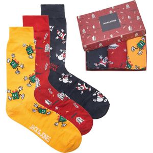 JACK&JONES JACXMASTREE SOCKS GIFTBOX Heren Sokken - Maat ONE SIZE