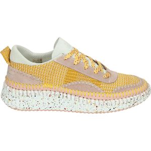 Hello Comfort 6011 - Lage sneakersDames sneakers - Kleur: Geel - Maat: 37