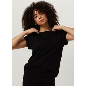 Minus Leti Tee Tops & T-shirts Dames - Shirt - Zwart - Maat S