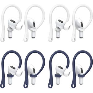 Bevestigingseenheden voor Oortjes - 4 Paar Oorhaken voor Duurzaam Comfort tijdens Outdooractiviteiten