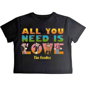 The Beatles - Yellow Submarine AYNIL Stacked Crop top - XS - Zwart