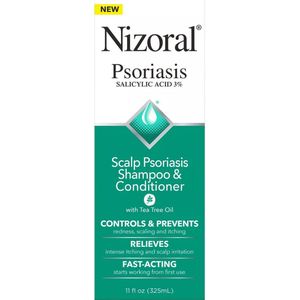 Nizoral Psoriasis Shampoo & Conditioner - voor hoofdhuid - Salicylic acid - 325ml