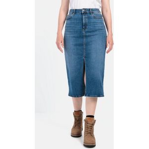 camel active Denim rok in used look - Maat womenswear-48 - Donker blauw