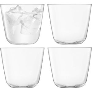 L.S.A. - Arc Waterglas 260 ml Set van 4 Stuks - Glas - Transparant