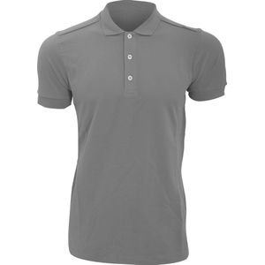 Russell Heren Rekken Korte Mouw Poloshirt (Licht Oxford)