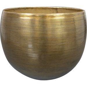 Ter Steege Bloempot Aluminium Goud D 38 cm H 30 cm