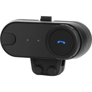 Intercom Motor Helm - Motor Communicatie Handsfree - Motorhelm Headset Waterdicht Bluetooth Draadloos - Zwart