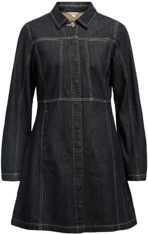 OBJECT - Jurk - Donkerblauw - Denim - Knielengte - Losse Pasvorm