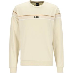 BOSS - Iconic - Sweatshirt - Wit - Heren Lounge Trui