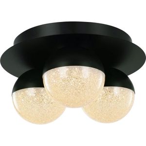 Highlight plafondlamp Sparkle 3L - zwart