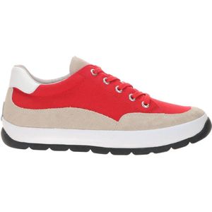 Wolky Veterschoenen Babati rood canvas/suede