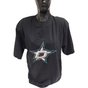IJS HOCKEY TEAM-DALLAS STARS-TSHIRT -BLACK- L