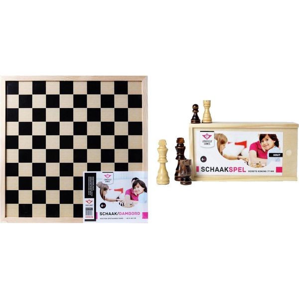 Ambacht bericht evalueren Longfield schaak en dambord - speelgoed online kopen | De laagste prijs! |  beslist.nl