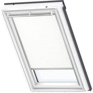 VELUX Origineel Verduisterend Rolgordijn (DKL), Zilveren Kozijn, C02, Wit