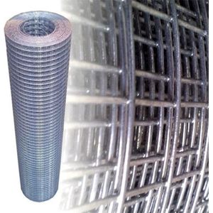 Volieregaas 25 x 25mm 1,05mm 150cm x 25m gegalvaniseerd