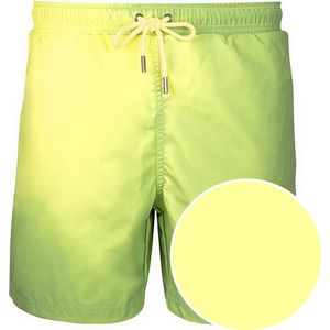 SEA'SONS - Zwembroek - green-yellow - Maat 134/140