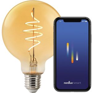 Smart E27-bol - Amberkleur - Dimbaar - Lampvoet E27