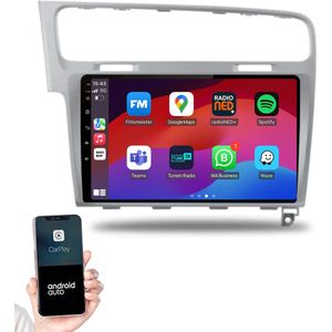 Geschikt voor Volkswagen Golf 7 2013-2020 | 10"" Android 14.0 Autoradio | Apple CarPlay & Android Auto | 2GB RAM & 32GB opslag | Draadloze verbinding | HD Touchscreen | FM, AM, DAB+ Radio | Bluetooth handsfree bellen