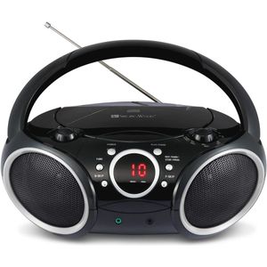 Draagbare CD-speler Boombox met AM FM Radio en AUX-ingang