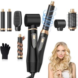 DailySupplies® Fohnborstel - Krulborstel - Krultang 5 in 1 - Zwart