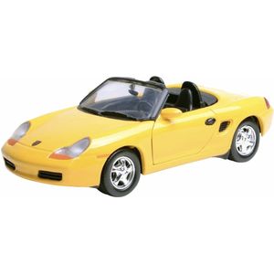 Porsche Boxster 1:24 Motor Max Geel 73200