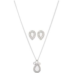 Fossil JF03765040 Geschenkset Damesketting en Oorbellen