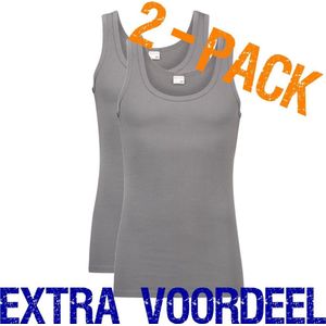 Beeren heren hemd - maat XXL - 2-pack - steel grey