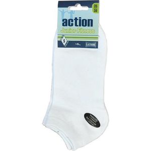 Jongens Multipack sneaker sokjes - 7 paar jongens fitness - hoogwaardige katoen - White resist - maat 27/30 - enkelsokken