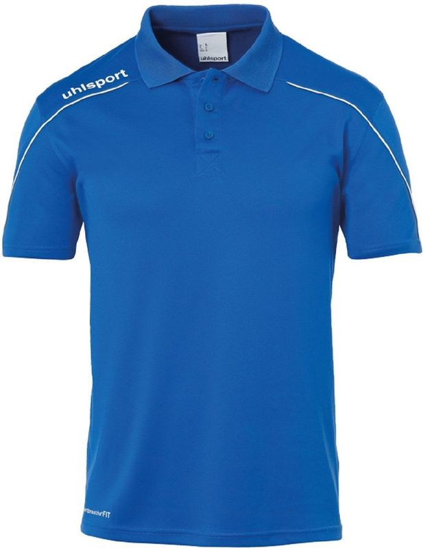 Uhlsport Kinder Stream 22 Polo Shirt 1002204 Azurblau/Weiß-140