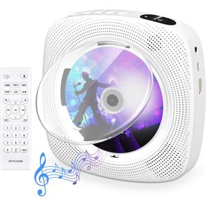 Bluetooth CD-speler met Ingebouwde HiFi-luidsprekers en FM-radio voor Home Audio