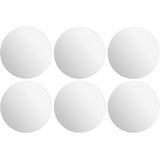 5Five - Plak Spiegel Tegels - Rond - Glas - 6 Stuks - D39.9 cm - Zelfklevend