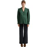 Vertbaudet - Zwangerschaps- en Borstvoedingsblouse - Katoen - Opengewerkt - Dennen