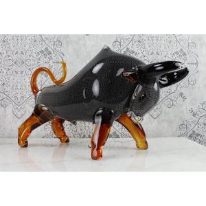 Murano Style Glasfiguur Stier 50,4 cm lang