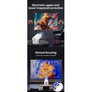 Mini beamer - Projector - Beamerscherm - Projectiescherm - Outdoor & Indoor Projector -