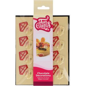 FunCakes Chocolade Decoraties - Eetbare Taartversiering - Sinterklaas - pk/12