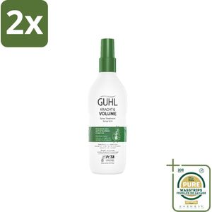 Guhl – Spray Treatment – Kracht & Volume – 150 ml - Voordeelverpakking - 2 stuks - Krachtige haar - Dun haar